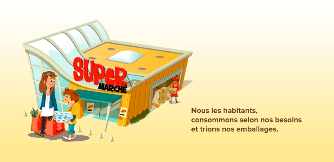 La gestion des emballages en usine de recyclage